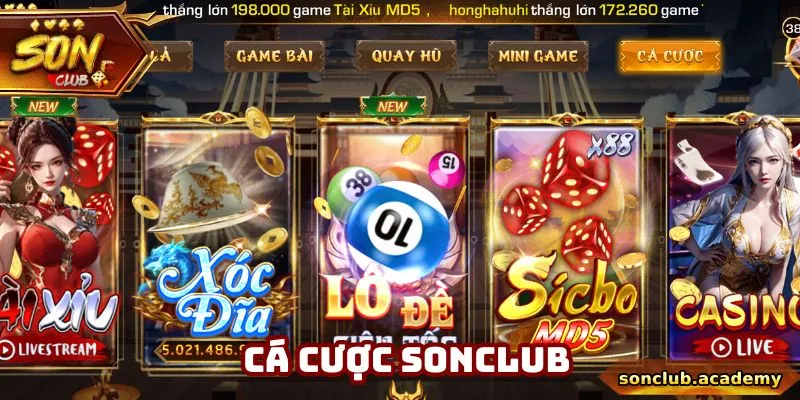 SonClub - Link Vào Trang Chủ SonClub Chính Thức Tại Việt Nam 28 Các loại hình giải trí đa dạng tại Sonclub